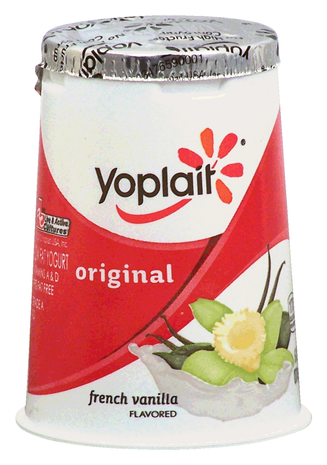 Yoplait Original french vanilla 99% fat free yogurt Full-Size Picture